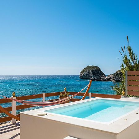 Villa Renata & Villa Filippos With Private Plunge Pool By Konnect Agios Gordios  Exterior foto